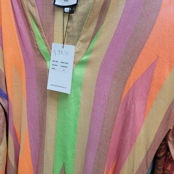 Maxi MutliColored Dress Orange - Picture 8 of 8